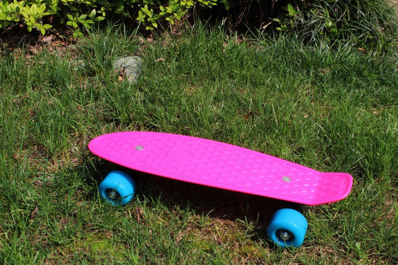 SK8MEMO 17" Mini Skateboard, Kids Skateboard for Beginners with ABEC-7 Bearing and Soft PU Wheels - Image 4